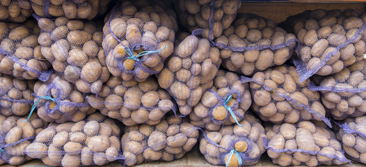 bags of potatoes