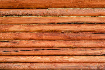 Close up of new blockhouse wall background