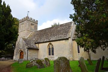 Naklejka premium Parish Church of St. Mary the Virging in Buscot
