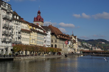 ルツェルンの街並み