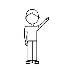 man  vector illustration