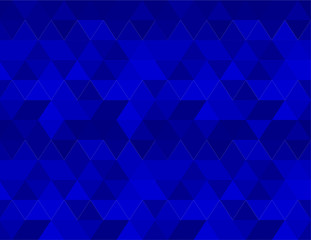 Royal blue background, repeating seamless vector pattern in vibrant shades. Strong energy, for positive thinking, calm and optimism.