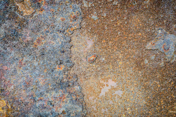 Metal texture with rust