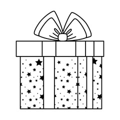giftbox present holiday icon vector illustration design