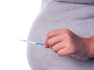 Obraz na płótnie Canvas pregnancy test