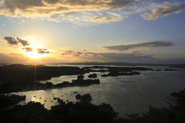 Fototapeta premium matsushima sunset
