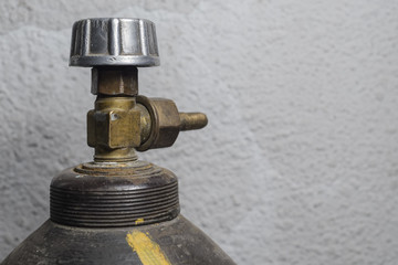 old gas cylinder valve