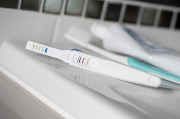 the pregnancy test