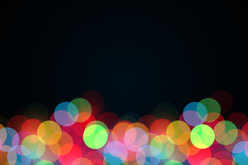 Abstract colorful bokeh background