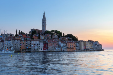 Fototapeta premium Rovinj - Die Bilderbuchstadt in Istrien (Kroatien)
