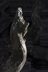 Close-up of sculpture at Hindu temple in Angkor Wat style, Banteay Samre, Siem Reap, Cambodia