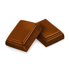 Chocolate pieces