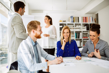 Fototapeta premium Busy office life