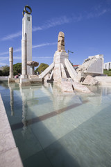 Fototapeta premium Parque Eduardo VII park lisbon portugal