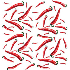 red pepper pattern