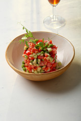 Vegetables salad in bowl