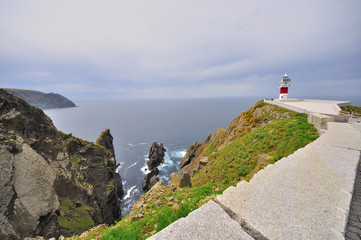 Fototapeta na wymiar cape ortegal lighthouse
