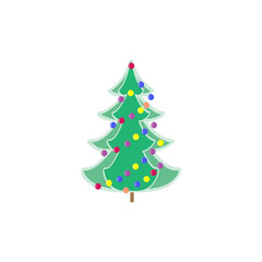 Christmas tree sign