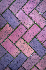 Very Textured Brick Wall Background Close Up