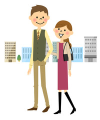 デートするカップル