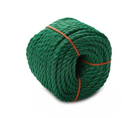 Rope isolated on white background