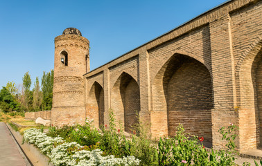 Fototapeta na wymiar View of Madrasa Kuhna near Hisor Fortress, Tajikistan