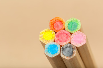 Multicolored pencils