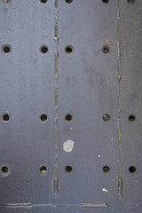 Textured Gutter Manhole Close Up