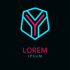 Y Letter Logo. Vector Icon