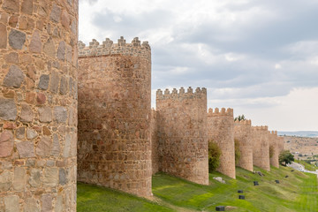 The city of Avila, in the Spanish province of Castilla y Leon