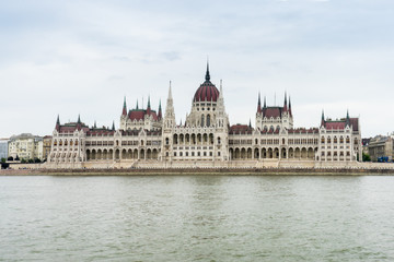 Fototapeta na wymiar Budapest parliament in Hungary