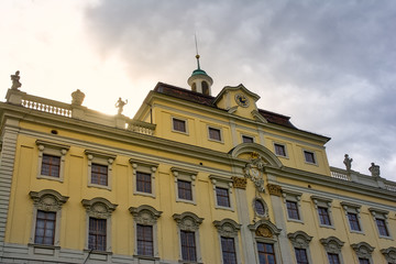 Fototapeta na wymiar Ludwigsburg Palace Architectural Detail Closeup Germany Famous Location