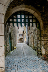 Dans les rues de Villeneuve d'Aveyron