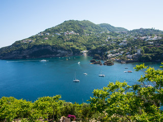 View from the Aragonese Castle on Ischia island