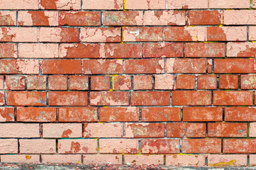 Worn brickwork (background, texture)