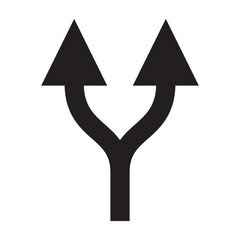 Grey double arrow up