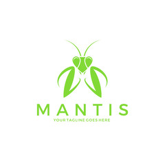 Praying mantis. Logo
