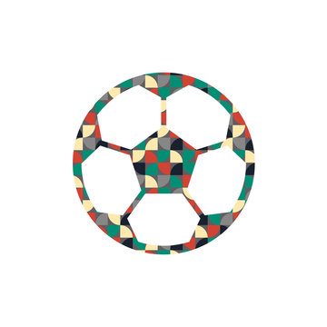 Muster Kreise Ecken - Fußball