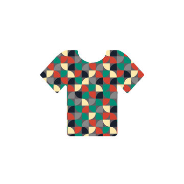 Muster Kreise Ecken - T-Shirt
