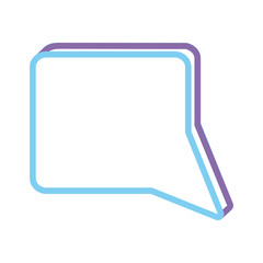 chat bubble  vector illustration