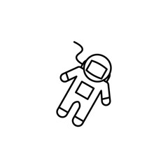 Astronaut Flat Icon