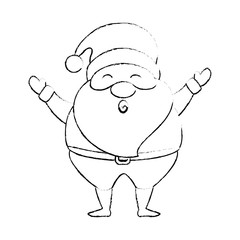cute santa claus character