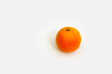 Orange with white background