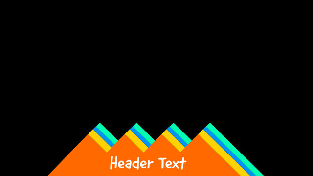 Bright Zigzag Lower Third