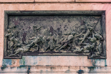 Matthias Fountain, a monumental fountain group in the western forecourt of Buda Castle, Budapest, Hungary, Europe © STUDIO MELANGE