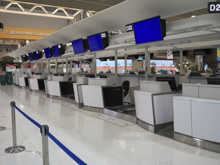 Narita Airport Terminal 2 early in the morning
