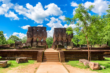 Royal palace of King Parakramabahu in Polonnaruwa