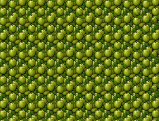 Green Apples Background
