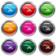 Crane truck set 9 collection