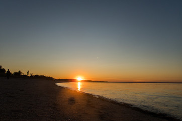 Sunset at Oyster Bay, NY